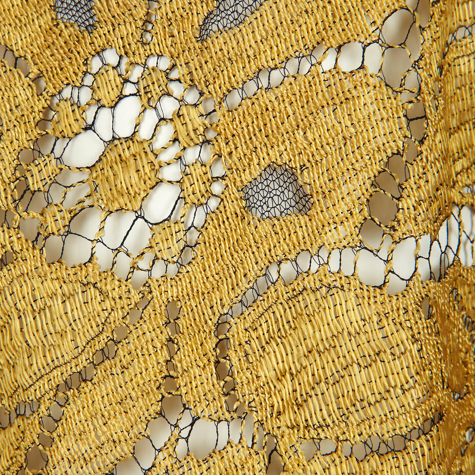 Janice Wainwright Gold Lace Top - c.1970