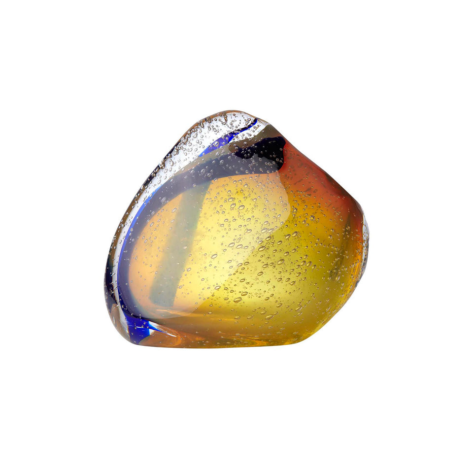 Jasmim - Amber - Bubble Glass Vase