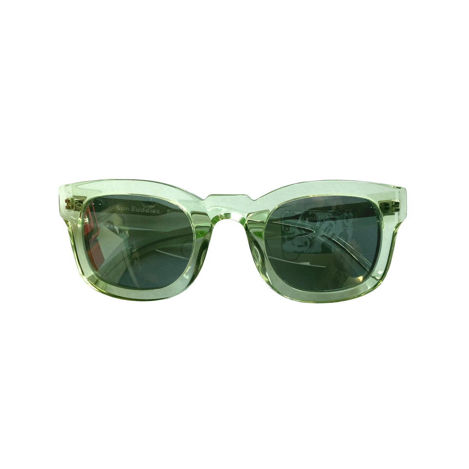 Sun Buddies - Transparent Green Sunglasses
