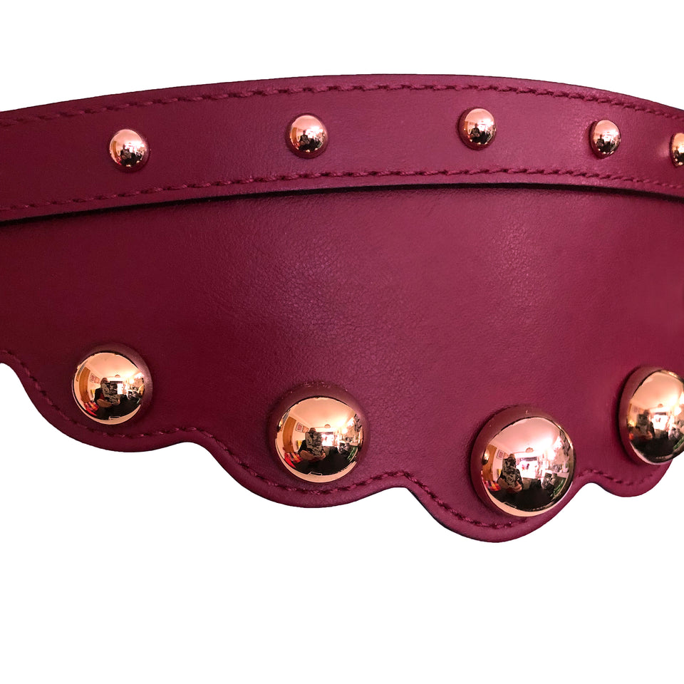 Red Valentino Belt - Leather & Brass Stud