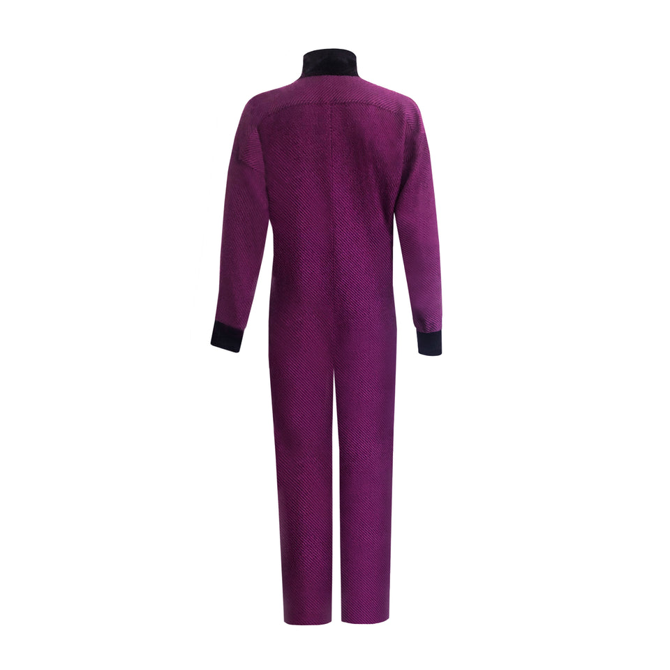 Wool & Velvet Jumpsuit - c.1950