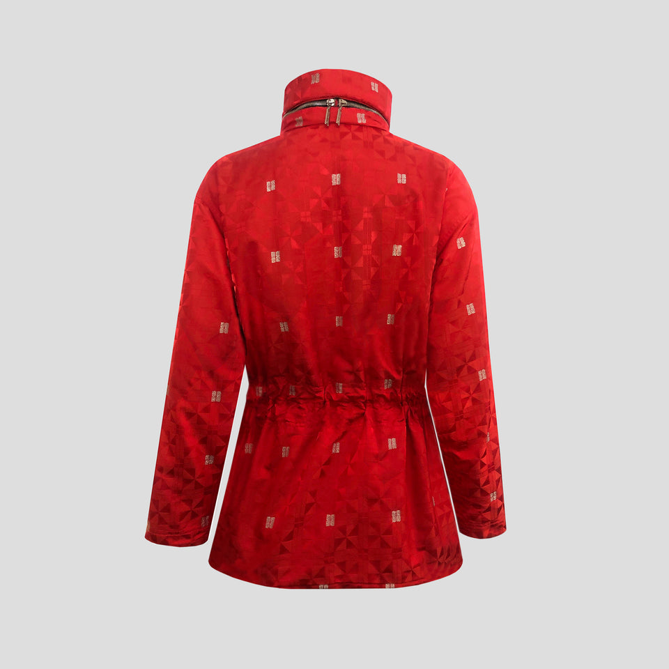 MDC Red Geometric Jacket - c.1980
