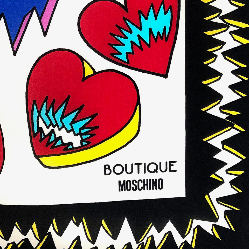 Moschino Boutique Silk Scarf - c.1990