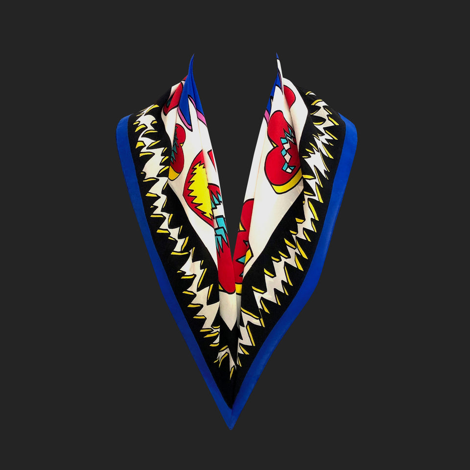Moschino Boutique Silk Scarf - c.1990