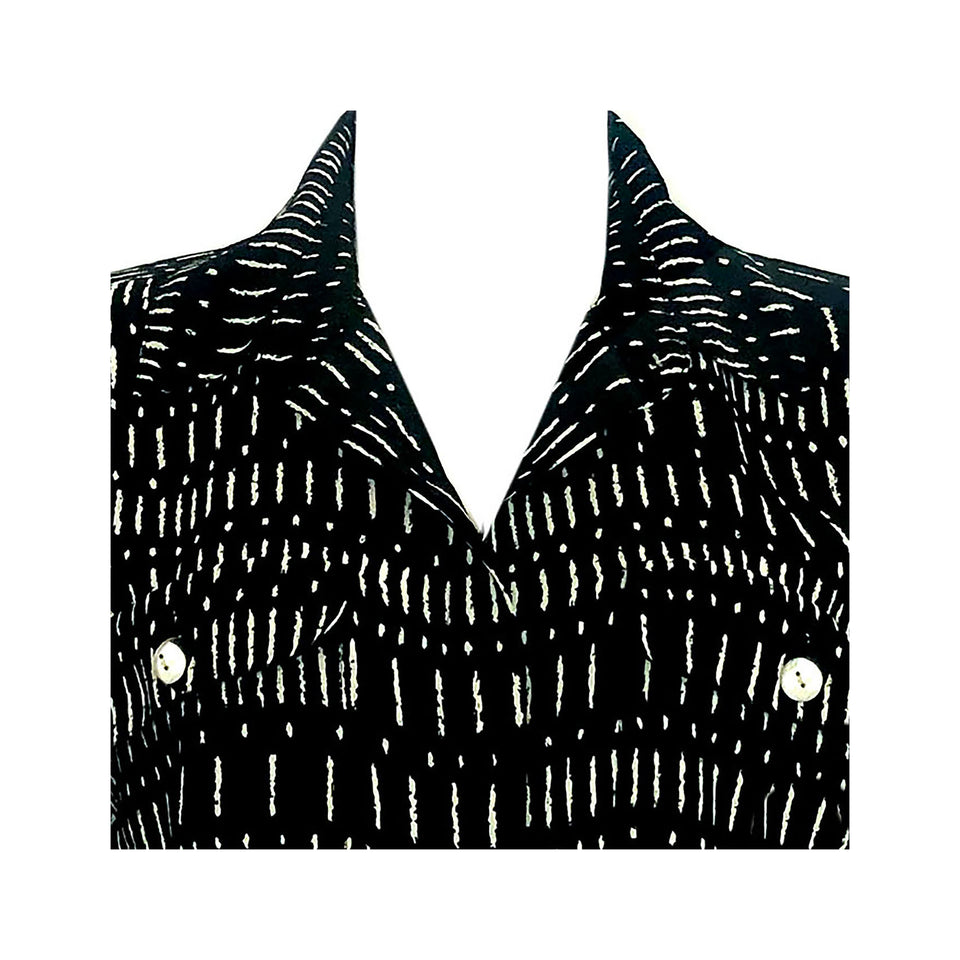 Abstract Print Playsuit - c.1980