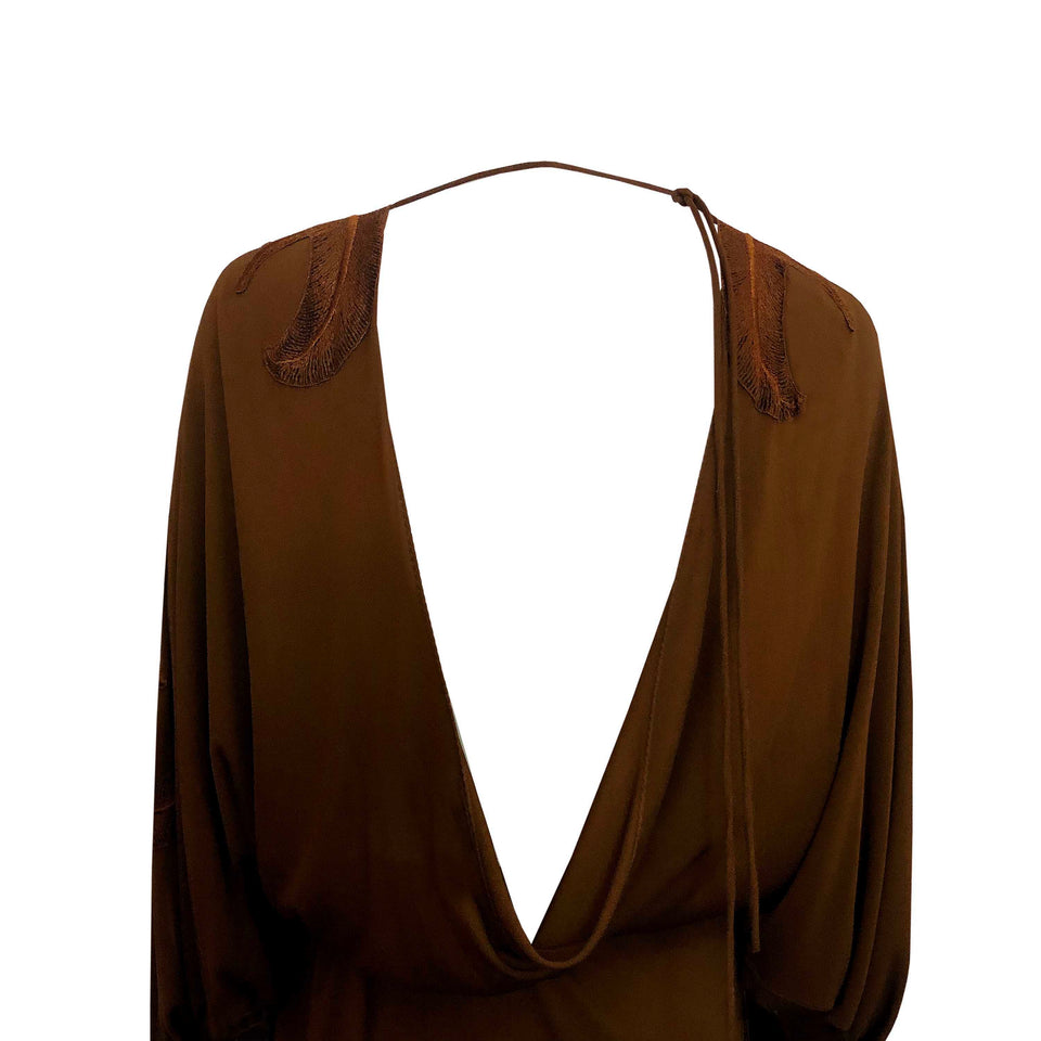 Janice Wainwright Backless Gown - c.1970