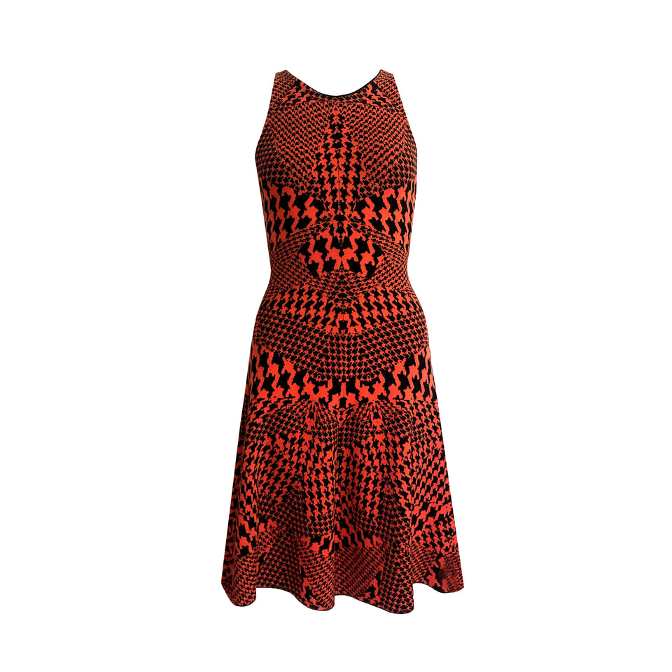 Alexander McQueen - Knitted Dogtooth Dress