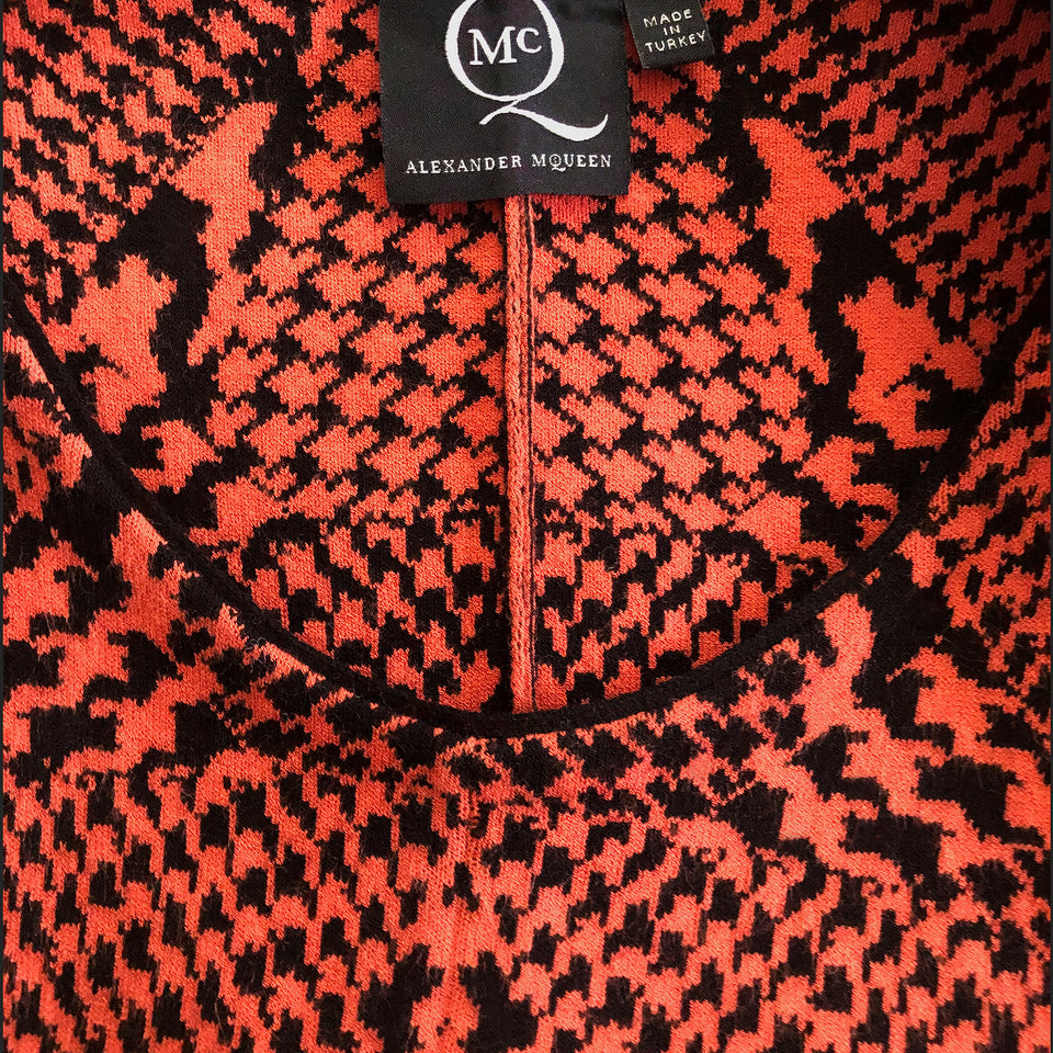 Alexander McQueen - Knitted Dogtooth Dress