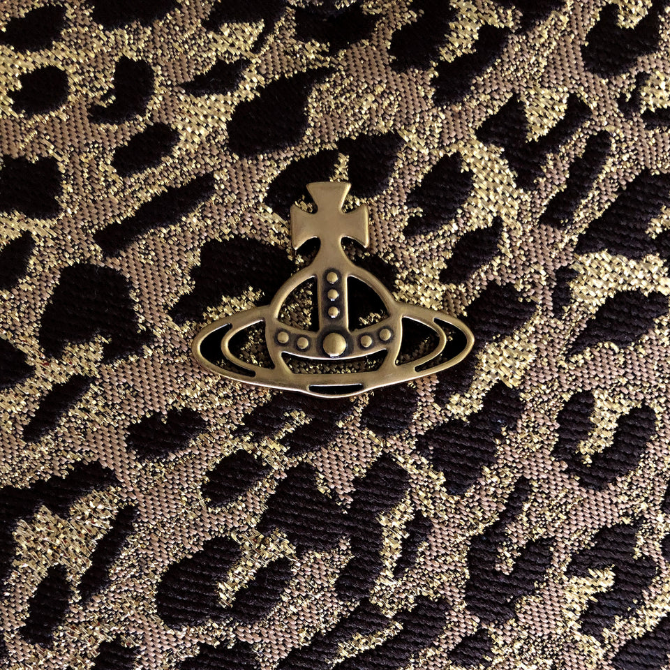 Vivienne Westwood - Leopard Jacquard Heart Bag