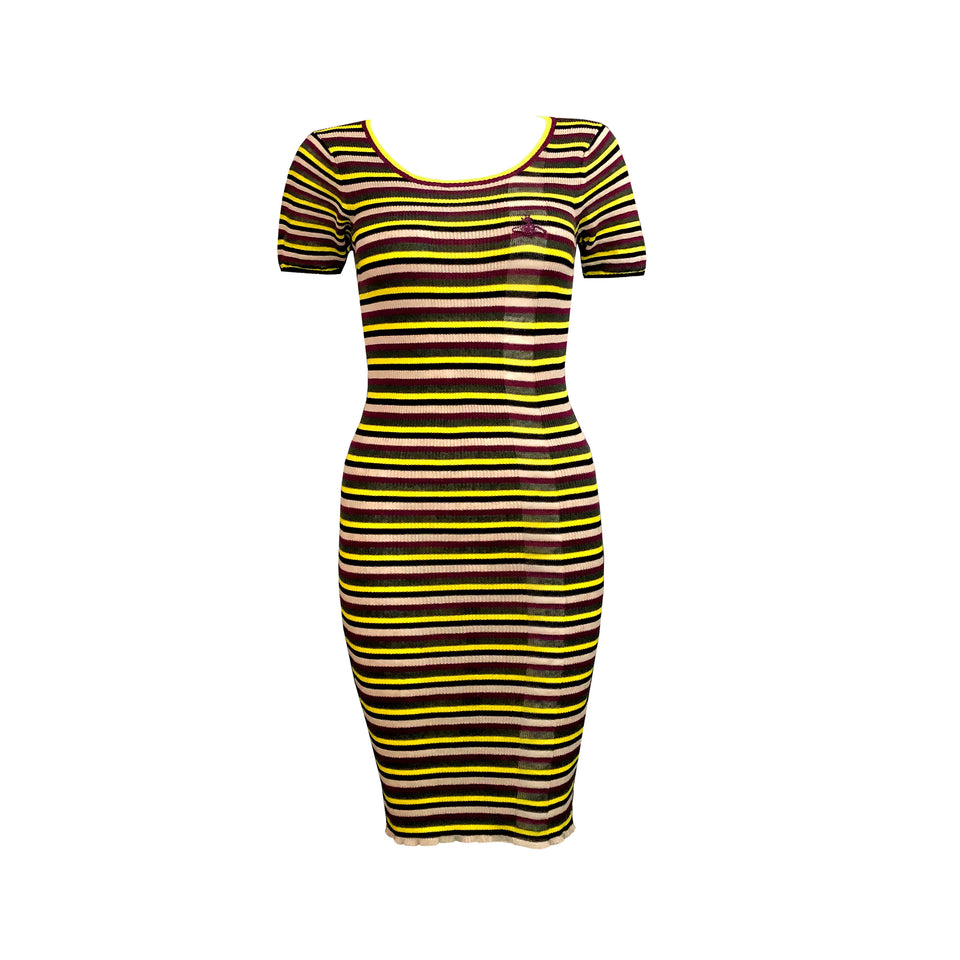 Vivienne Westwood - Striped Stretch Knit Dress