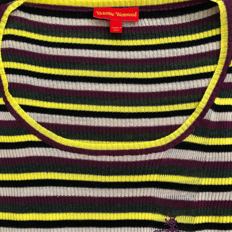 Vivienne Westwood - Striped Stretch Knit Dress