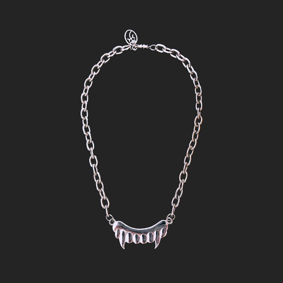JC de Castelbajac - Silver ‘Fang’ Necklace - c.1990