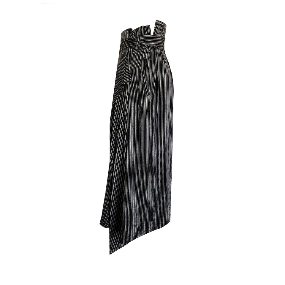 Kansai Yamamoto Asymmetric Wrap Skirt - c.1980