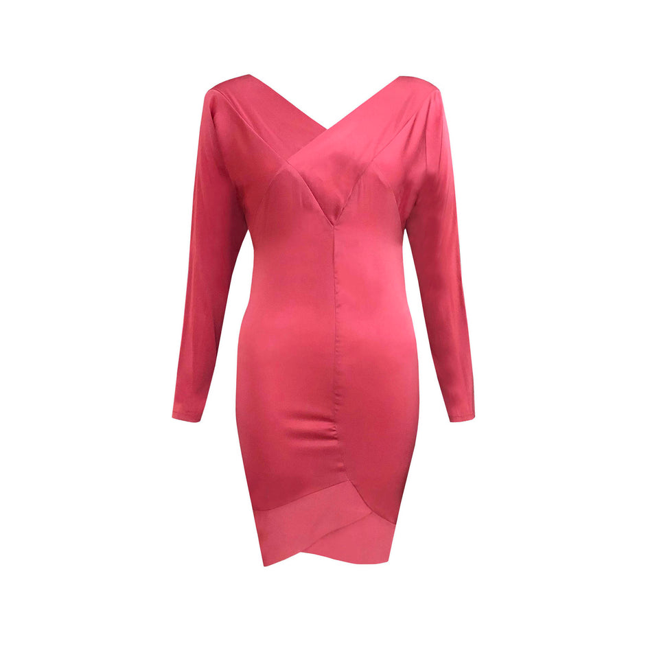 Body Map - Silk Lycra Dress - c.1980