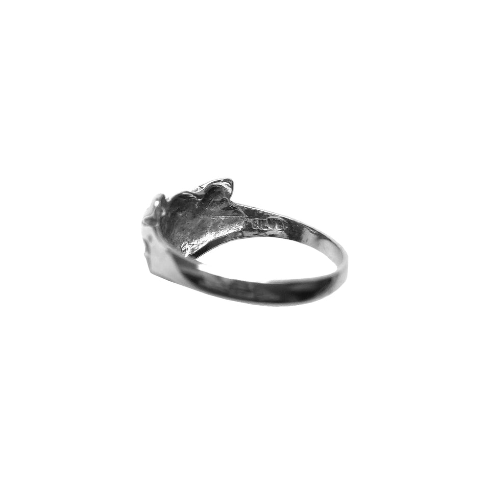 Silver Cat Ring - c.1970
