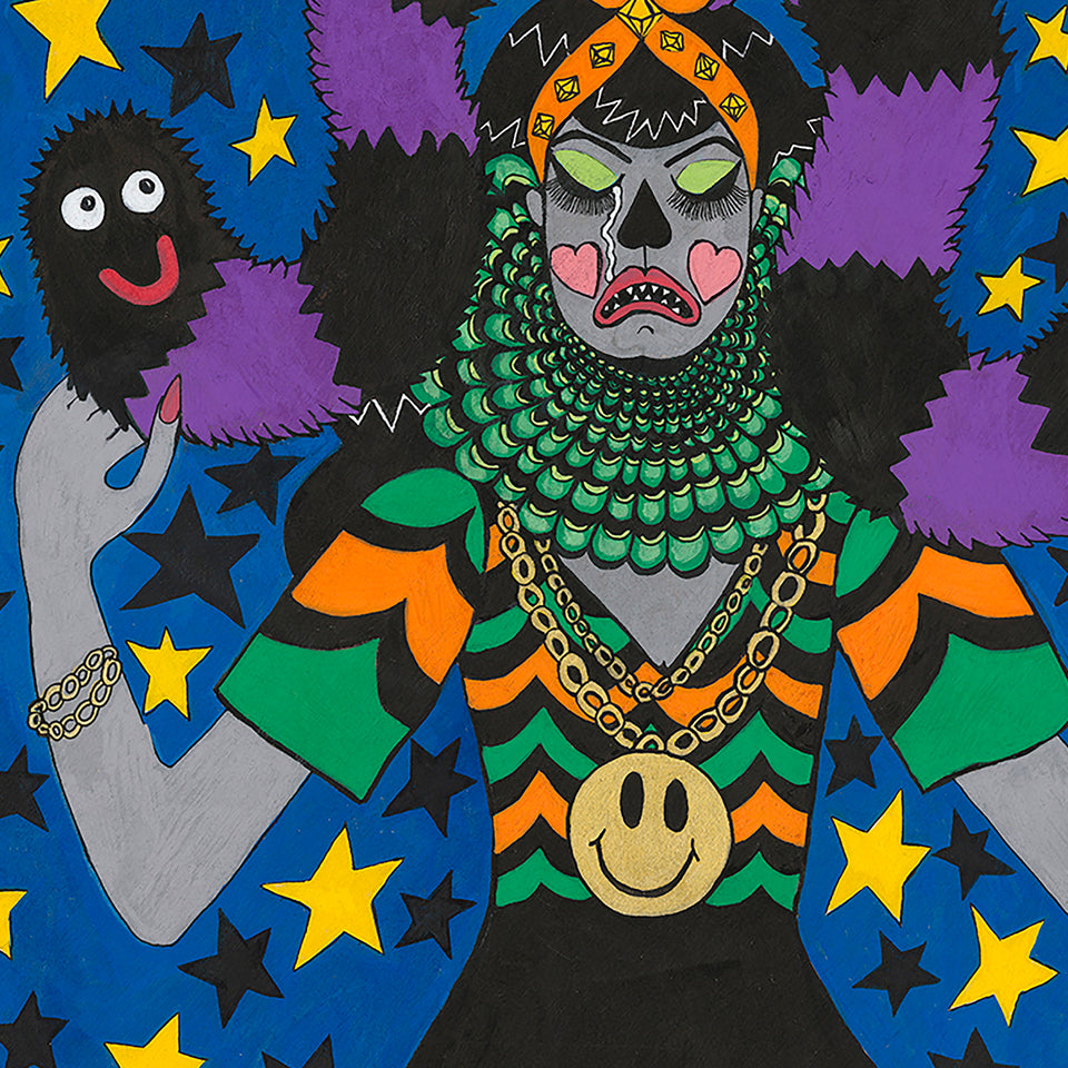 Brennan & Burch - 'Zombie Girl Smile' Print