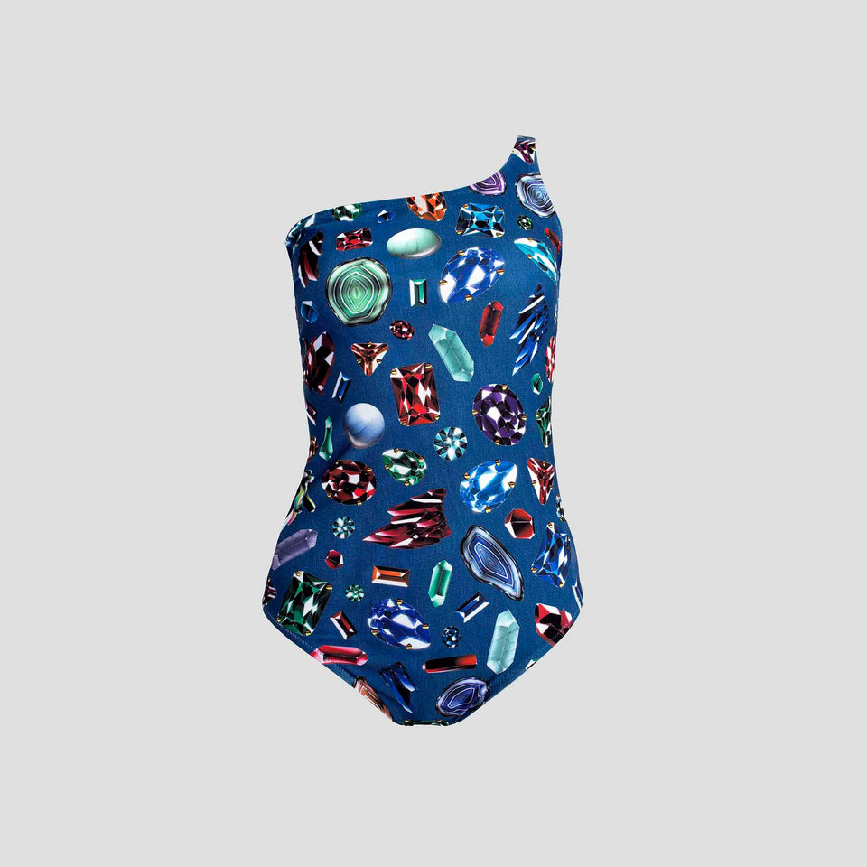 Moschino - One-Shoulder Swimsuit