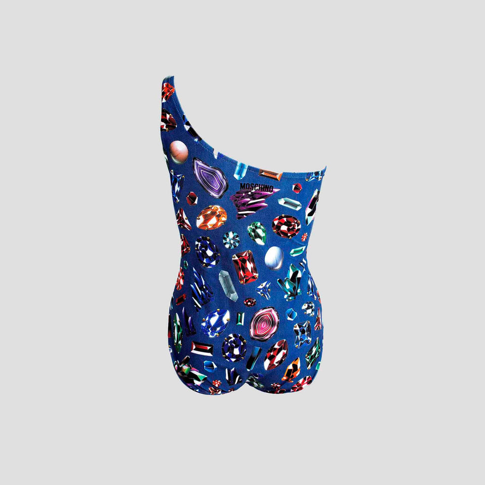 Moschino - One-Shoulder Swimsuit