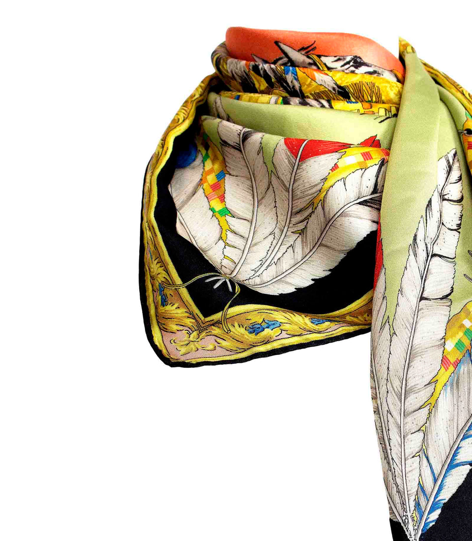 Gianni Versace - Printed Silk Scarf