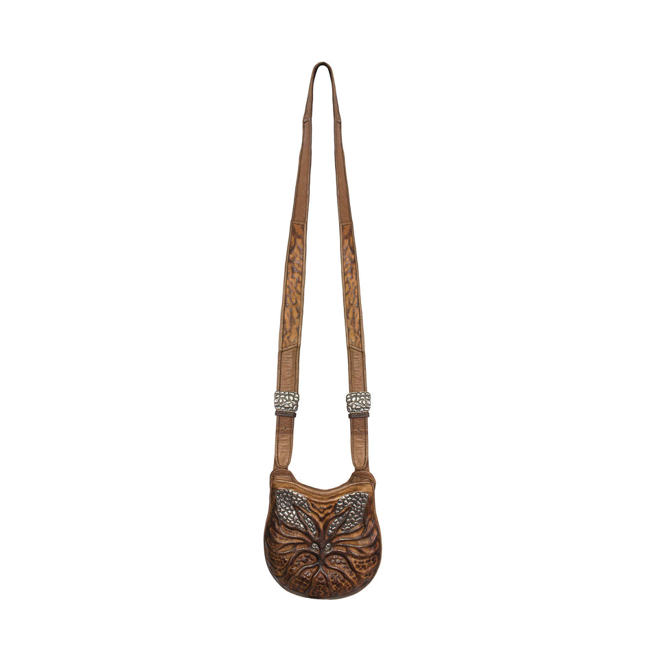Lou Guerin - Silver + Leather Bag