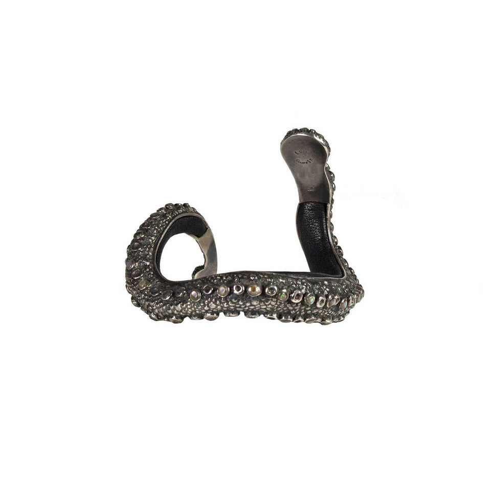 Lou Guerin - Silver + Leather Bracelet