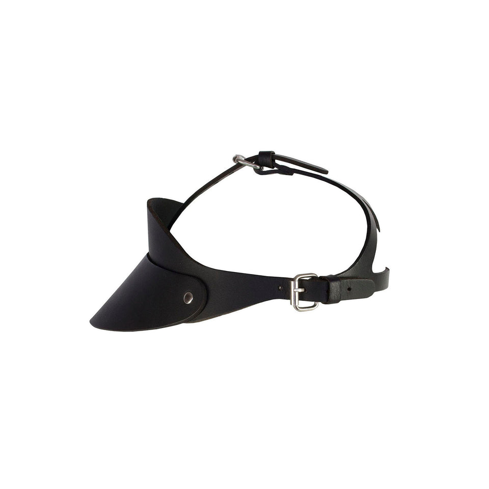 Leather + Buckle Detail - Visor Cap