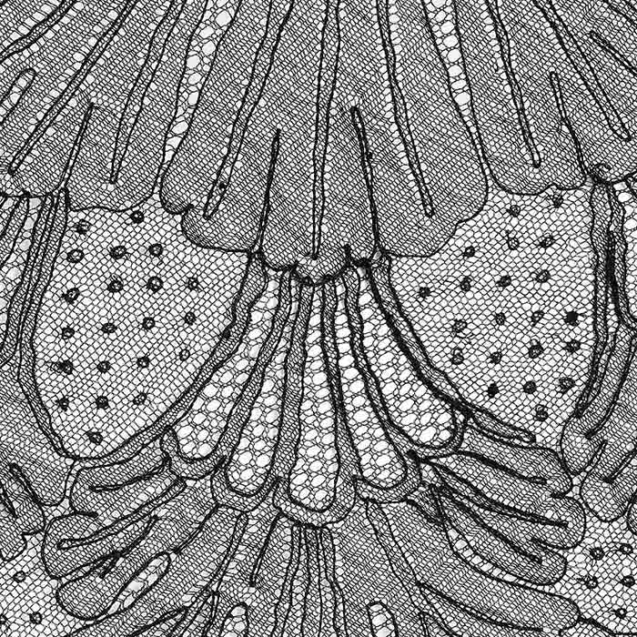 Antique Lace Floral Dress - c.1920