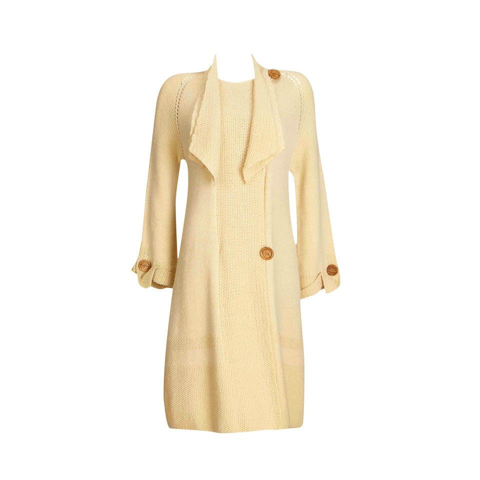 Hand Knitted Sweater Coat - c.1920