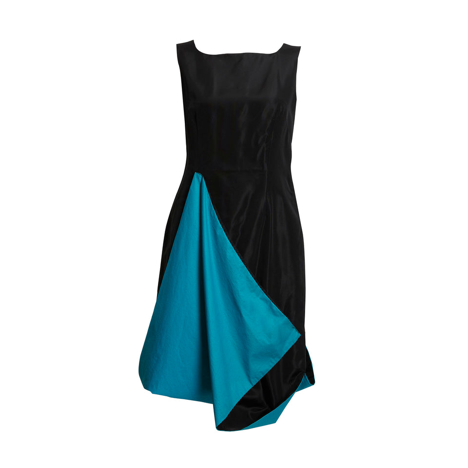 Silk 'Origami' Shift Dress - c.1980