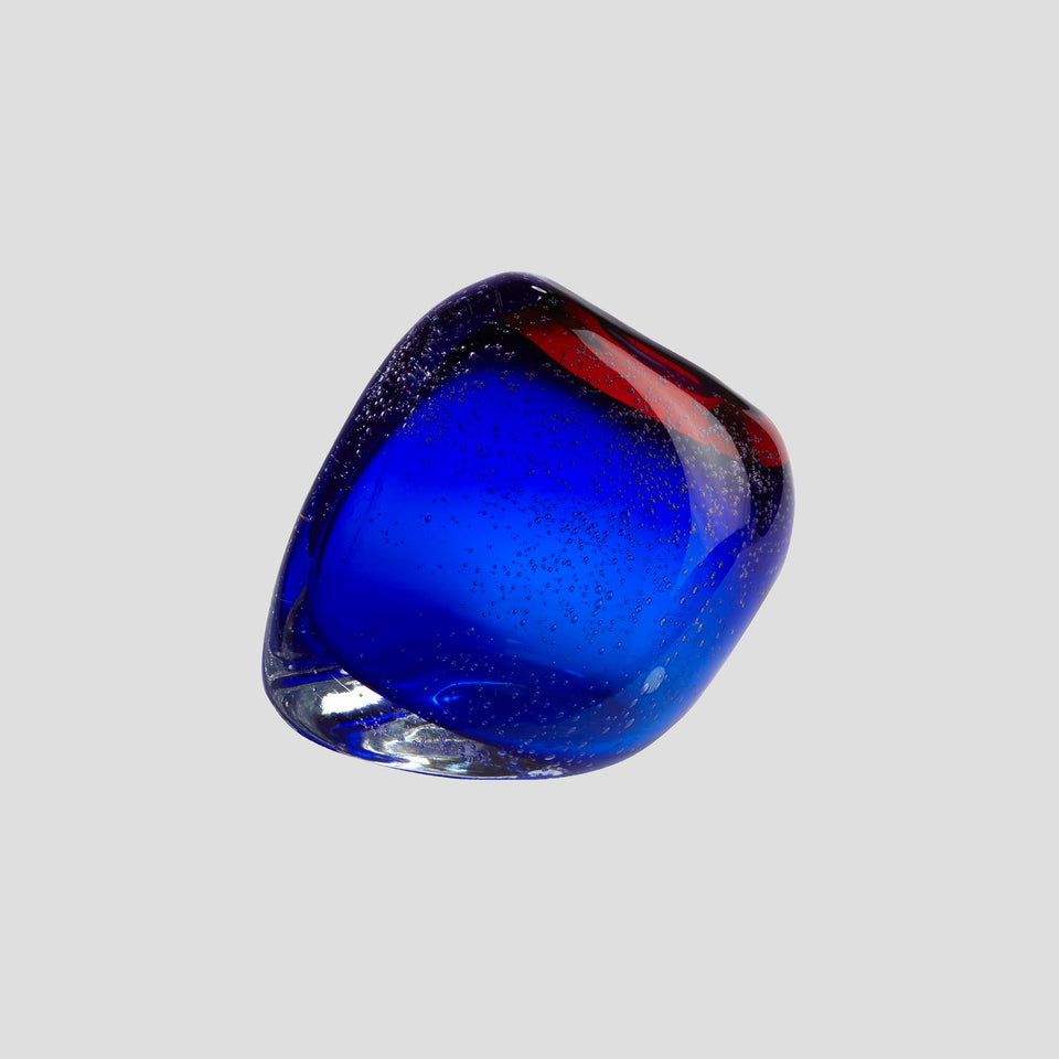 Jasmim - Blue - Bubble Glass Vase