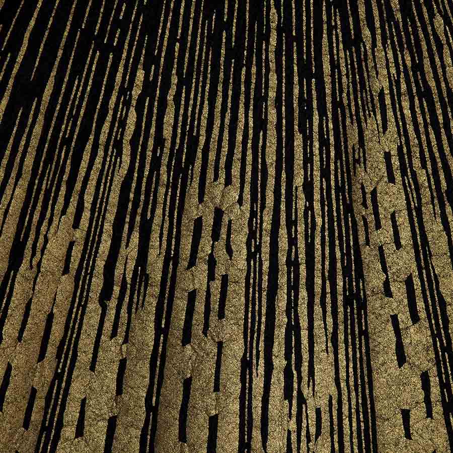 Gold Foil - Circle Skirt - c.1950