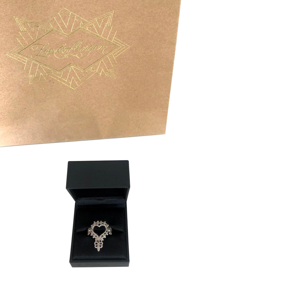 Zoe & Morgan - 'Gypsy Heart’ - Silver Ring