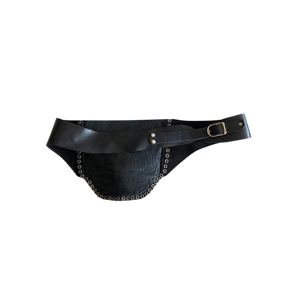 Leather Pocket - Belt Bag - c.1980