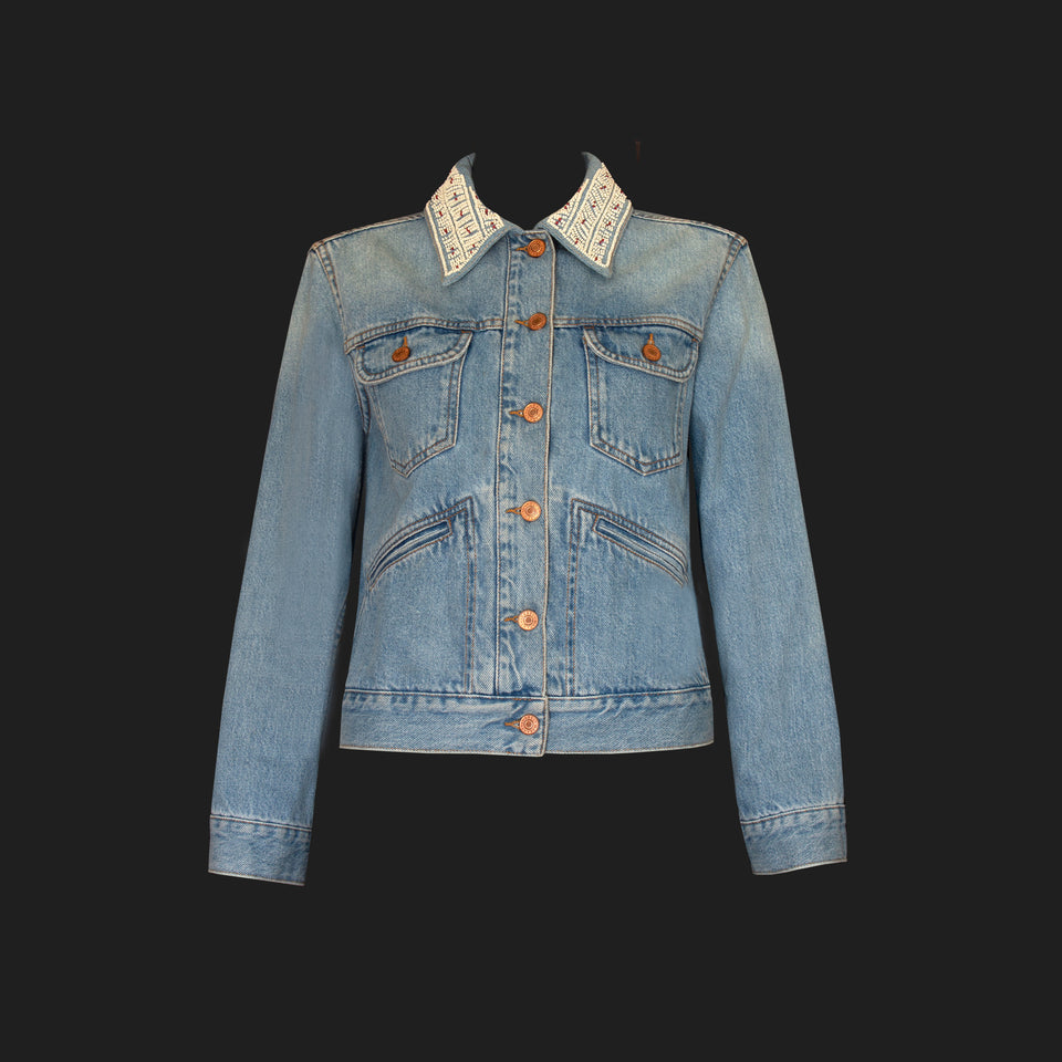 Isabel Marant - Beaded Denim Jacket