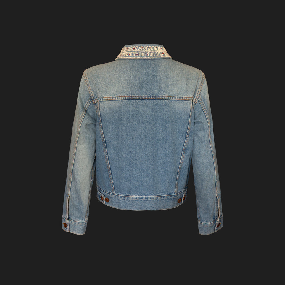 Isabel Marant - Beaded Denim Jacket