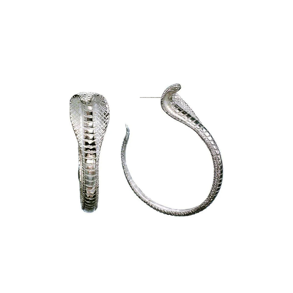 Zoe & Morgan - Cobra Snake Hoops