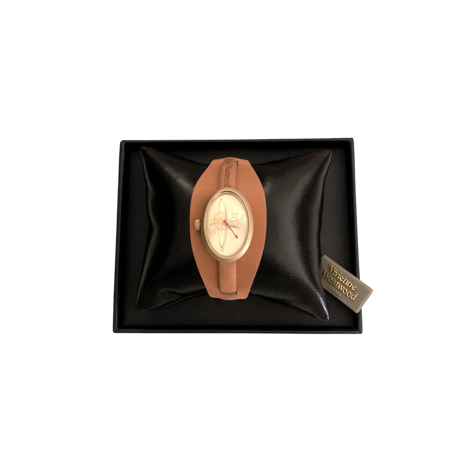 Vivienne Westwood - Leather & Gold Watch