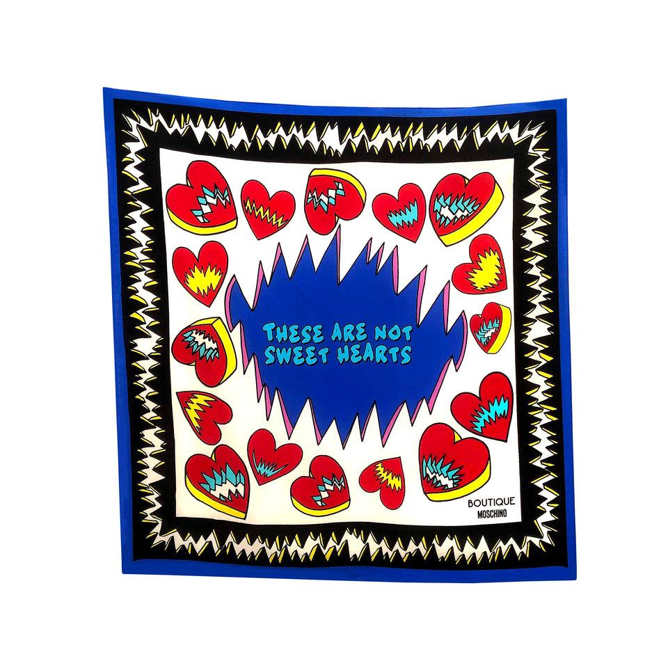Moschino Boutique Silk Scarf - c.1990
