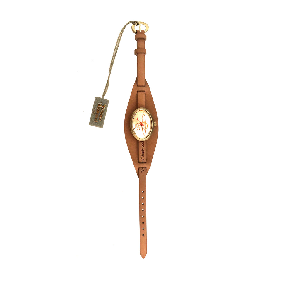 Vivienne Westwood - Leather & Gold Watch