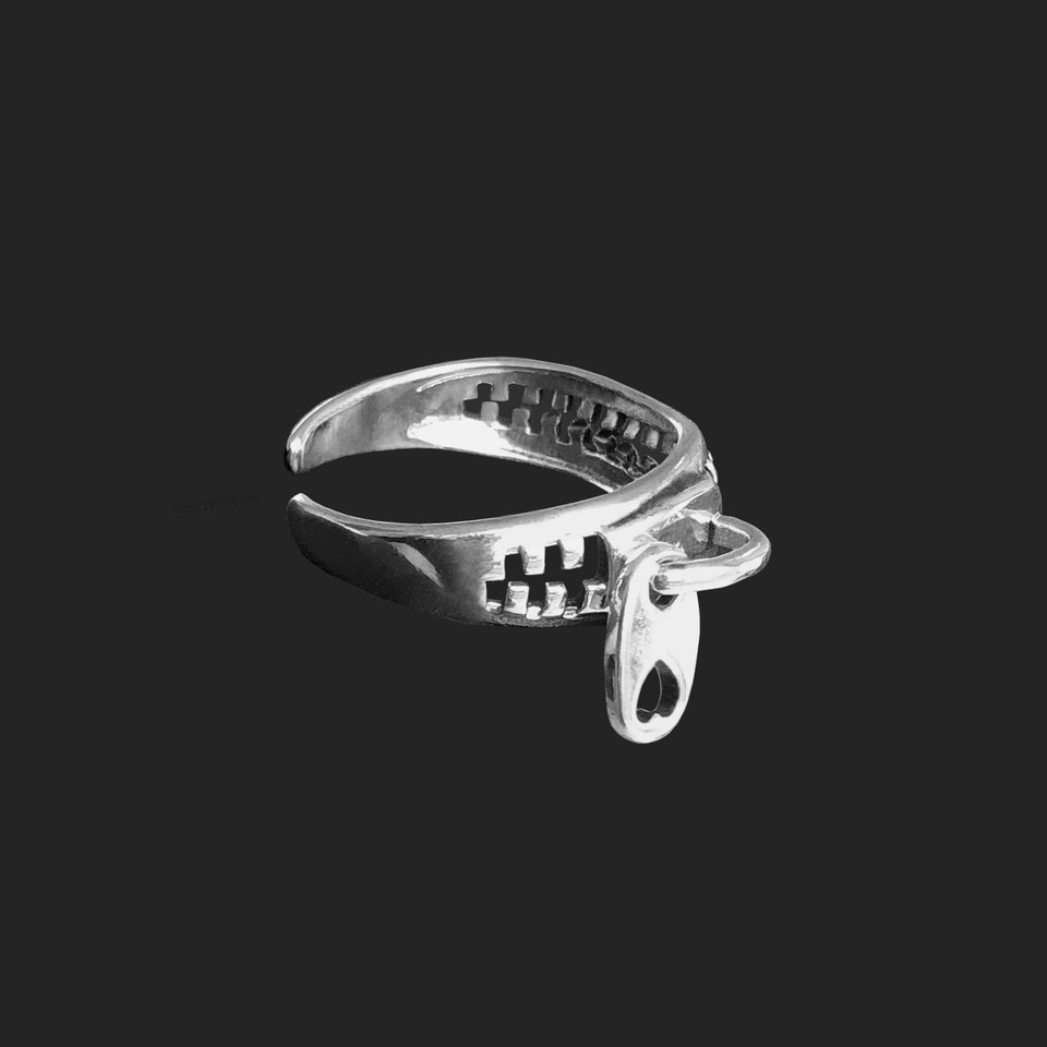 Silver - Zip Pull - Ring
