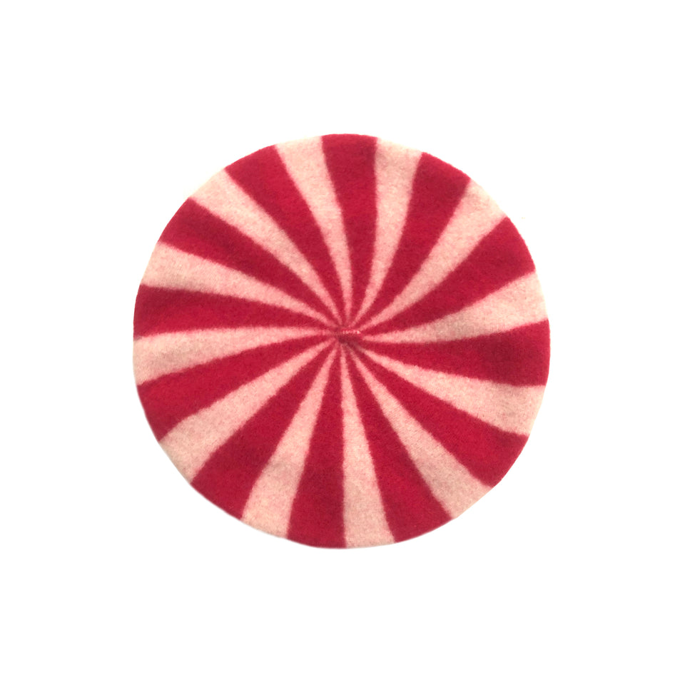 Le Beret Francais - Striped Wool - Beret Hat