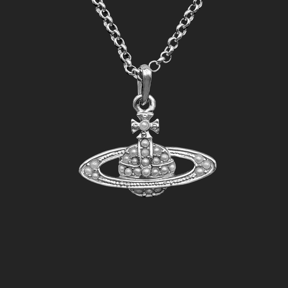 Vivienne Westwood - ’Pearl Orb’ Pendant Necklace - c.2000