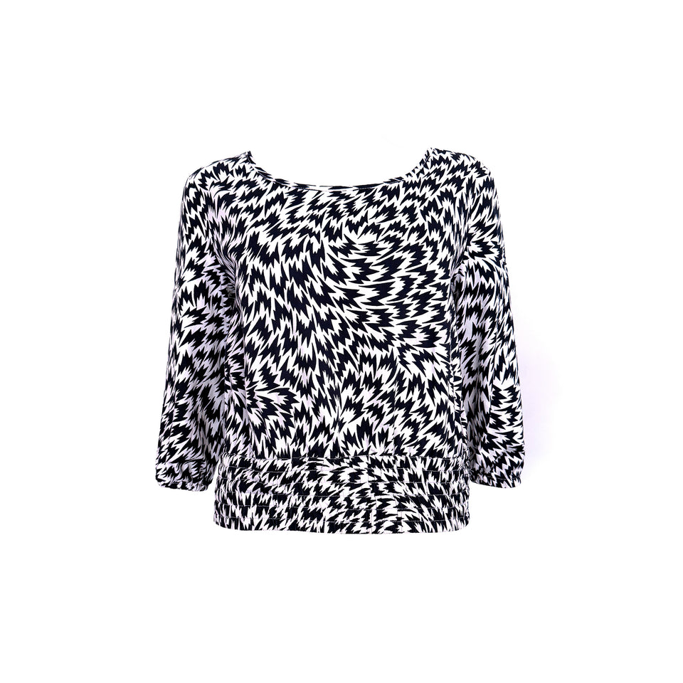 Eley Kishimoto - ‘Zap’ Print Top