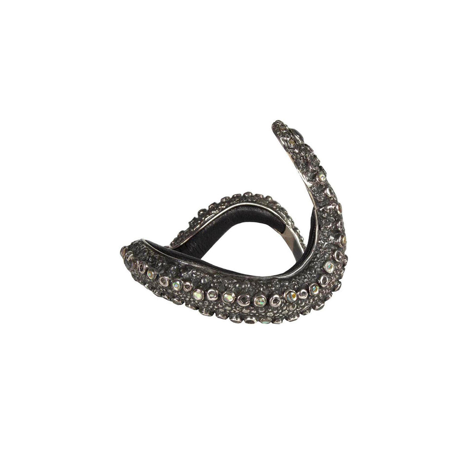 Lou Guerin - Silver + Leather Bracelet